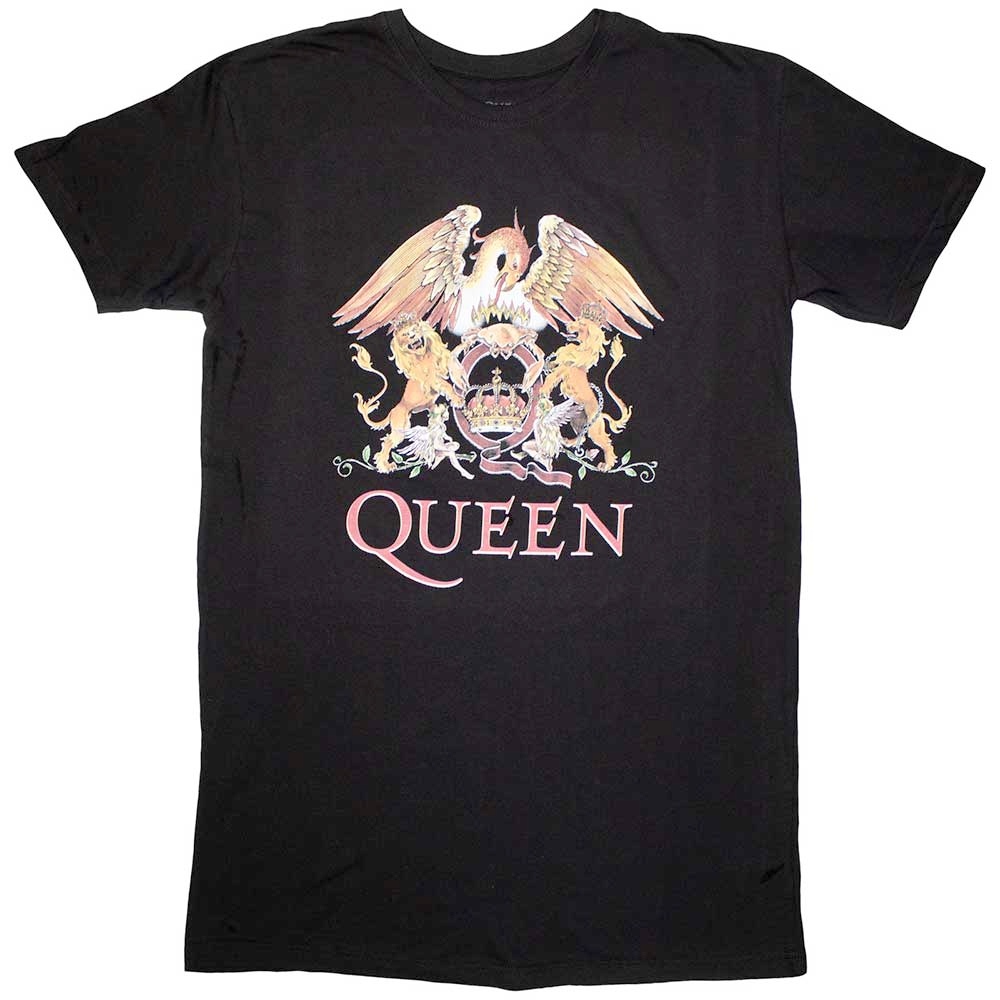 Queen - Classic Crest Kurzes Kleid - Schwarz